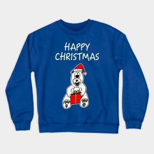 Happy Christmas Polar Bear Cute Xmas 2020 Crewneck Sweatshirt